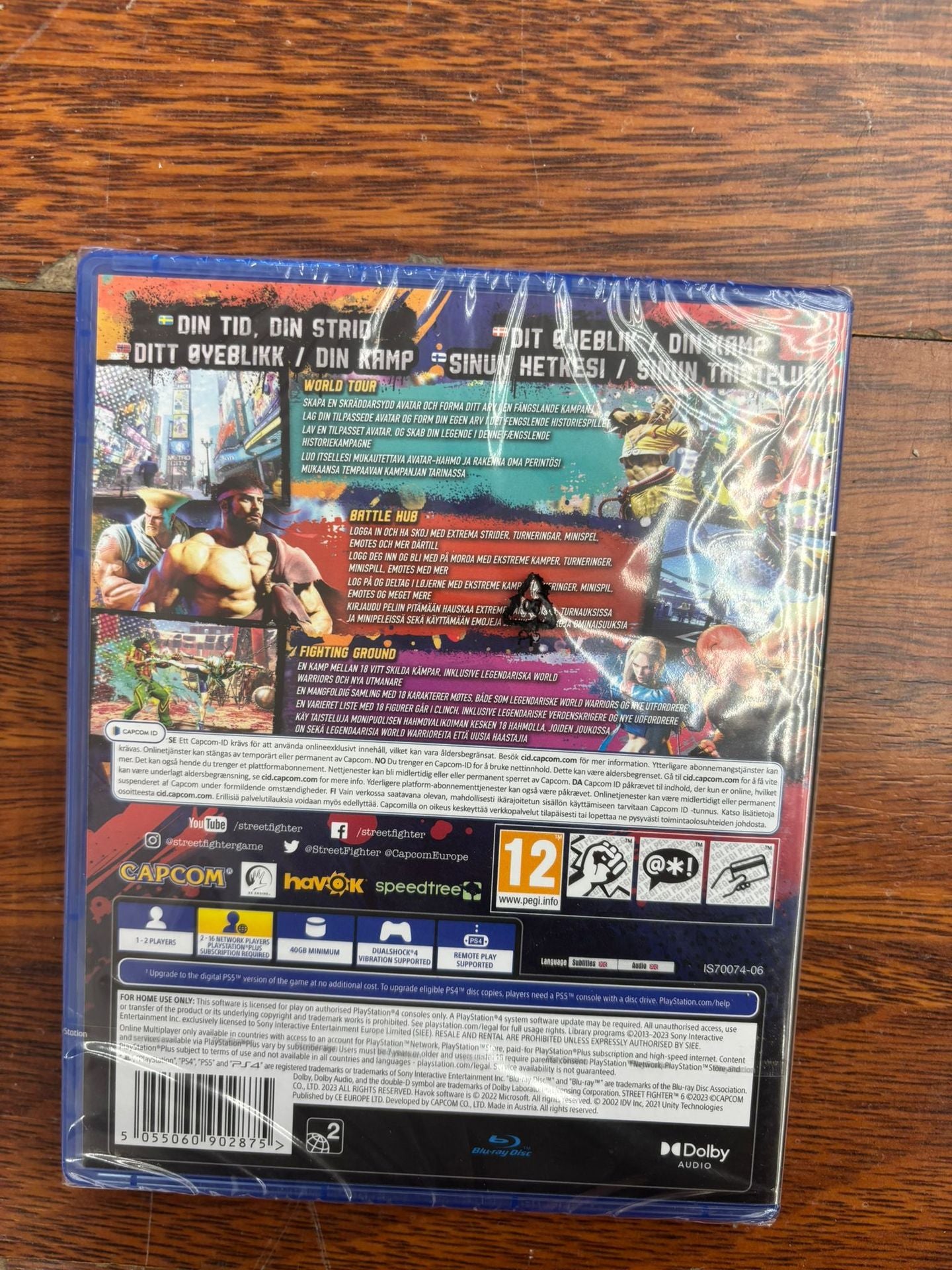 Street Fighter 6 PS4/PS5 SE/NO/DA/FI Street Fighter 6 PS4/PS5 SE/NO/DA/FI